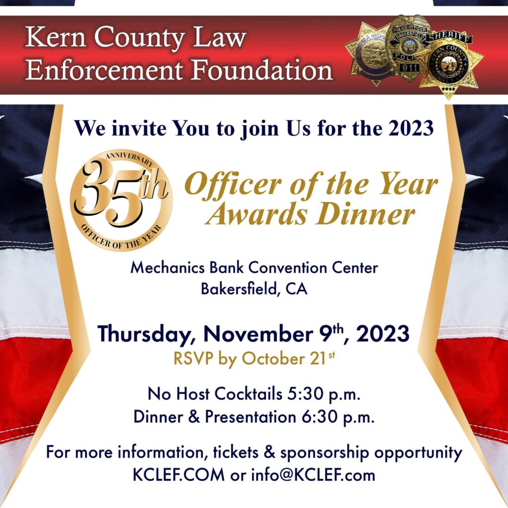2023 Officer of the Year Awards Dinner